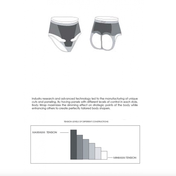 NEW Body Wrap High Waist Shaping Panty Compression Shaper 44810 Black - Picture 2 of 2